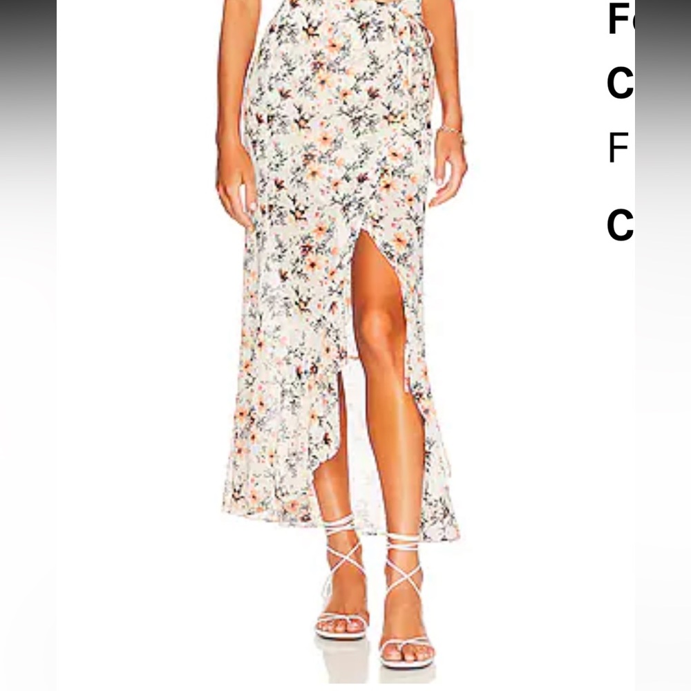 Free People Femme Ruffle Edge Maxi Skirt!